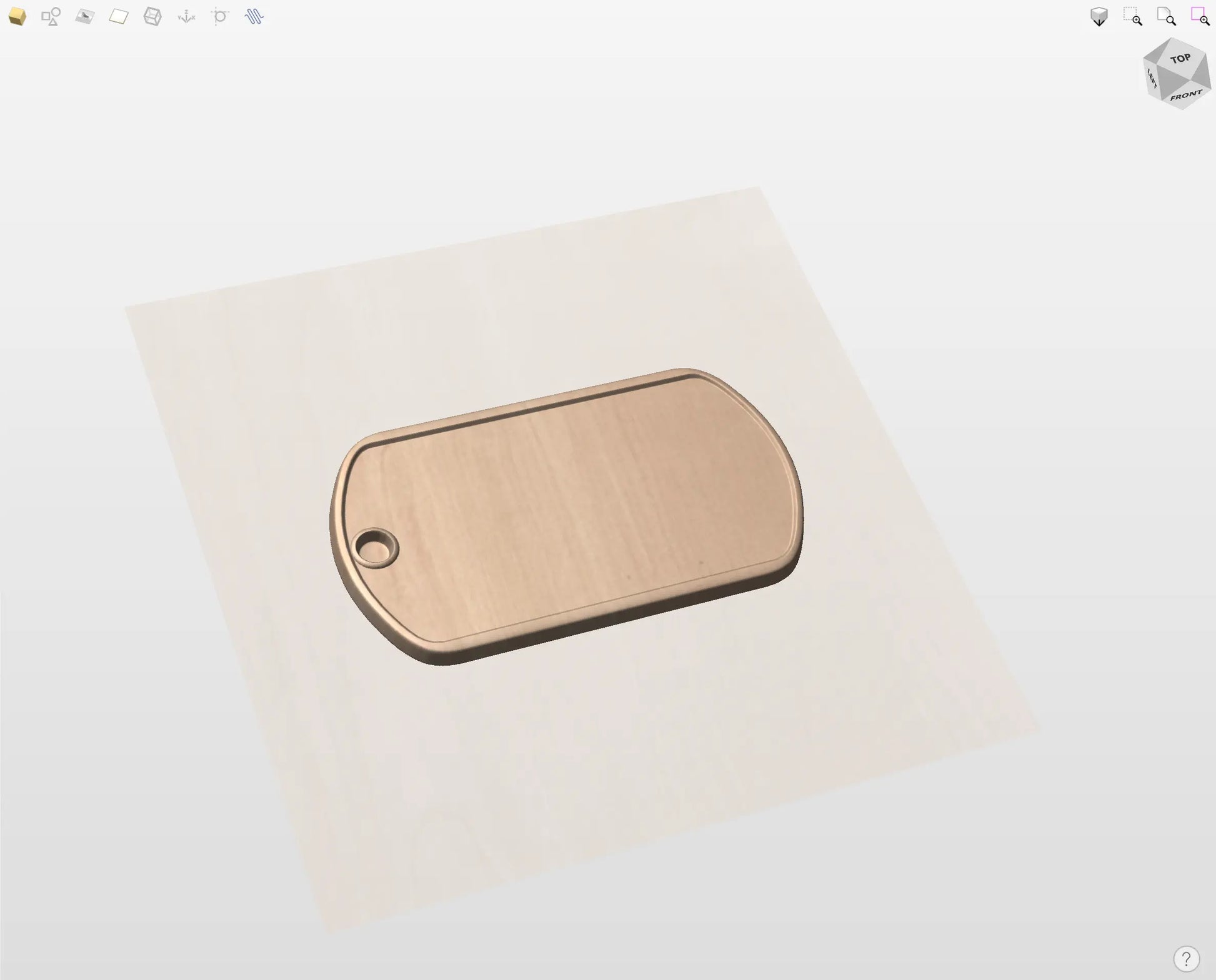 CNC File I  US Army Army Dog Tag 3D Model I  RathTech Design My Store