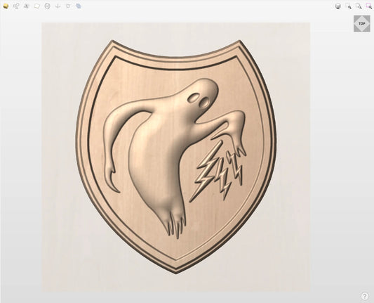 CNC File I  US Army Ghost Army Patch 3D Model I  RathTech Design My Store
