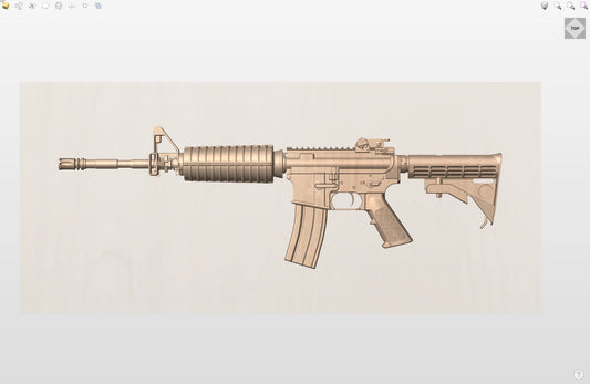 CNC File I  AR-15 Slick Side 3D Model I  RathTech Design My Store