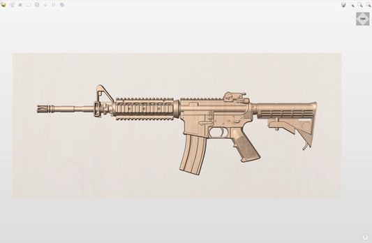 CNC File I  AR-15 Slick Side Version 2 3D Model I  RathTech Design My Store