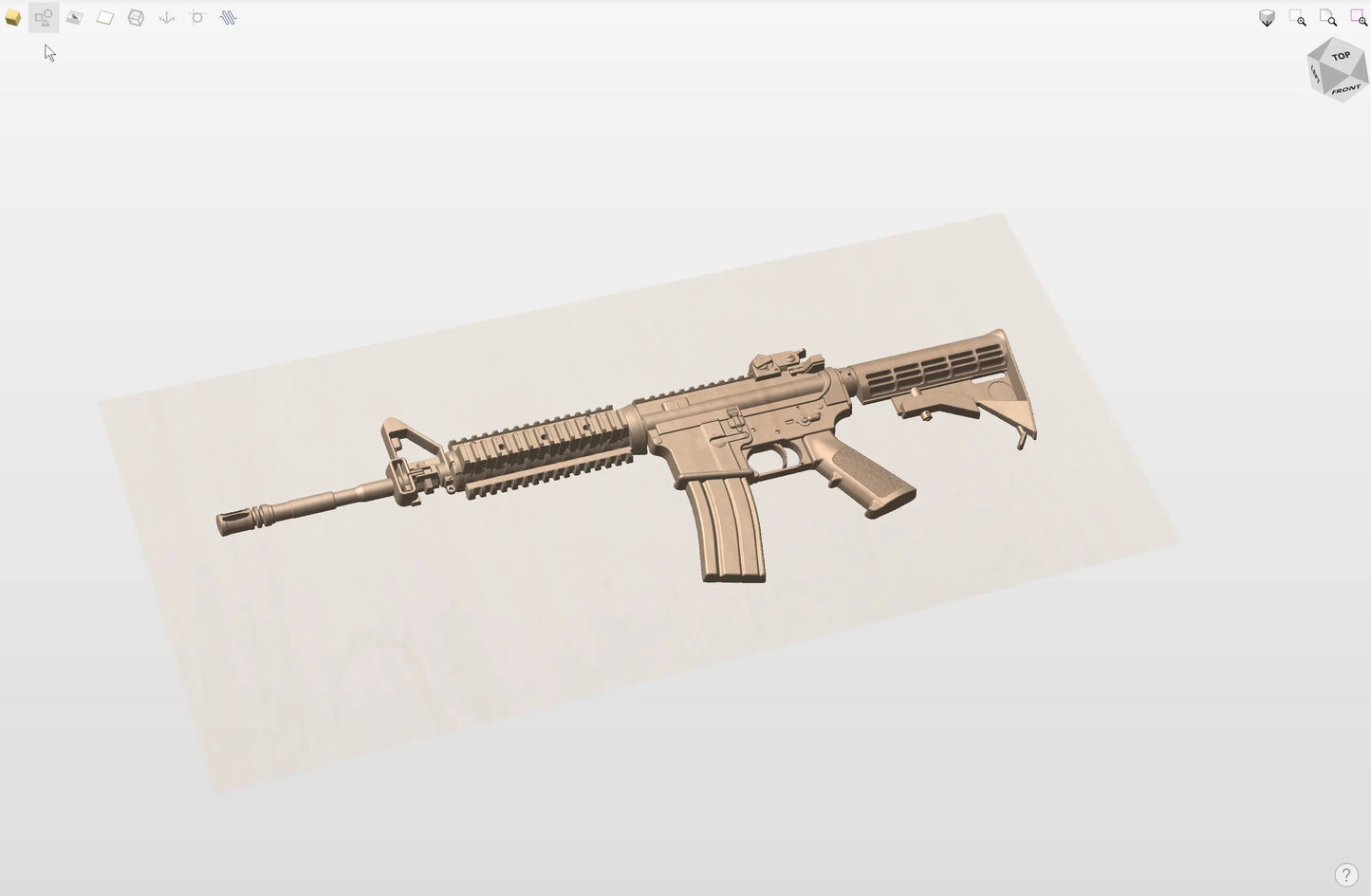 CNC File I  AR-15 Slick Side Version 2 3D Model I  RathTech Design My Store
