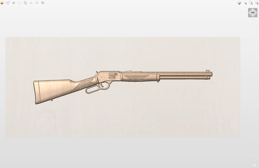CNC File I  Henry Lever Action Rifle 3D Model I  RathTech Design My Store