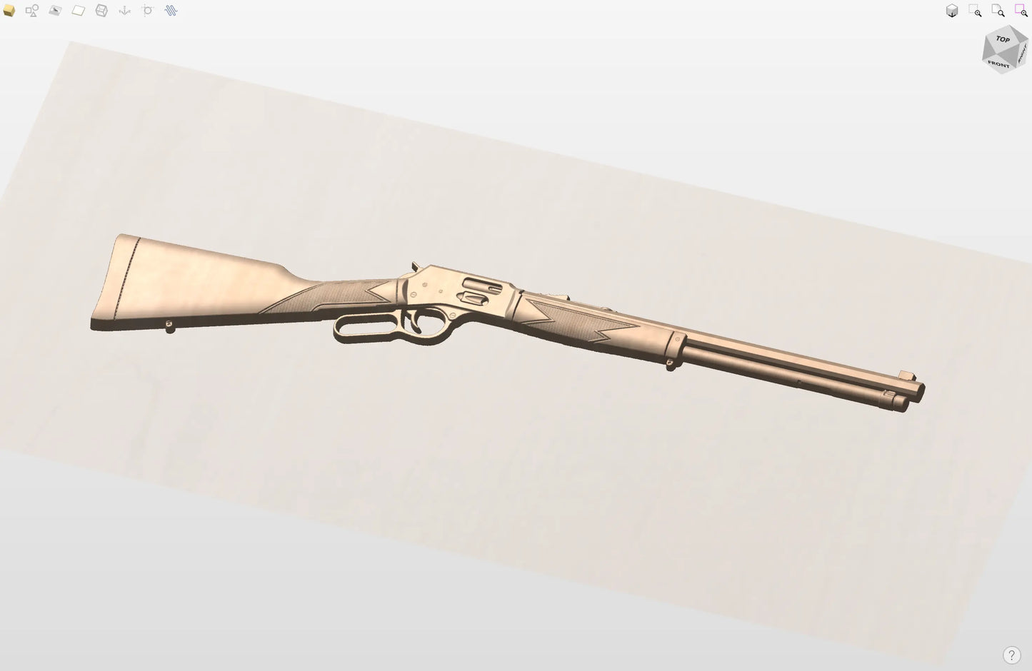 CNC File I  Henry Lever Action Rifle 3D Model I  RathTech Design My Store