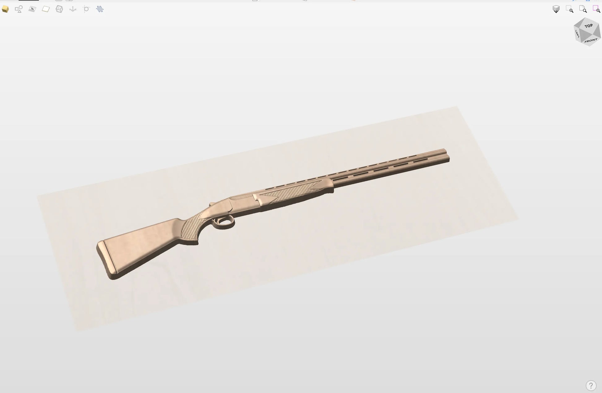 CNC File I  Over Under Sporting Shotgun Pistol 3D Model I  RathTech Design My Store