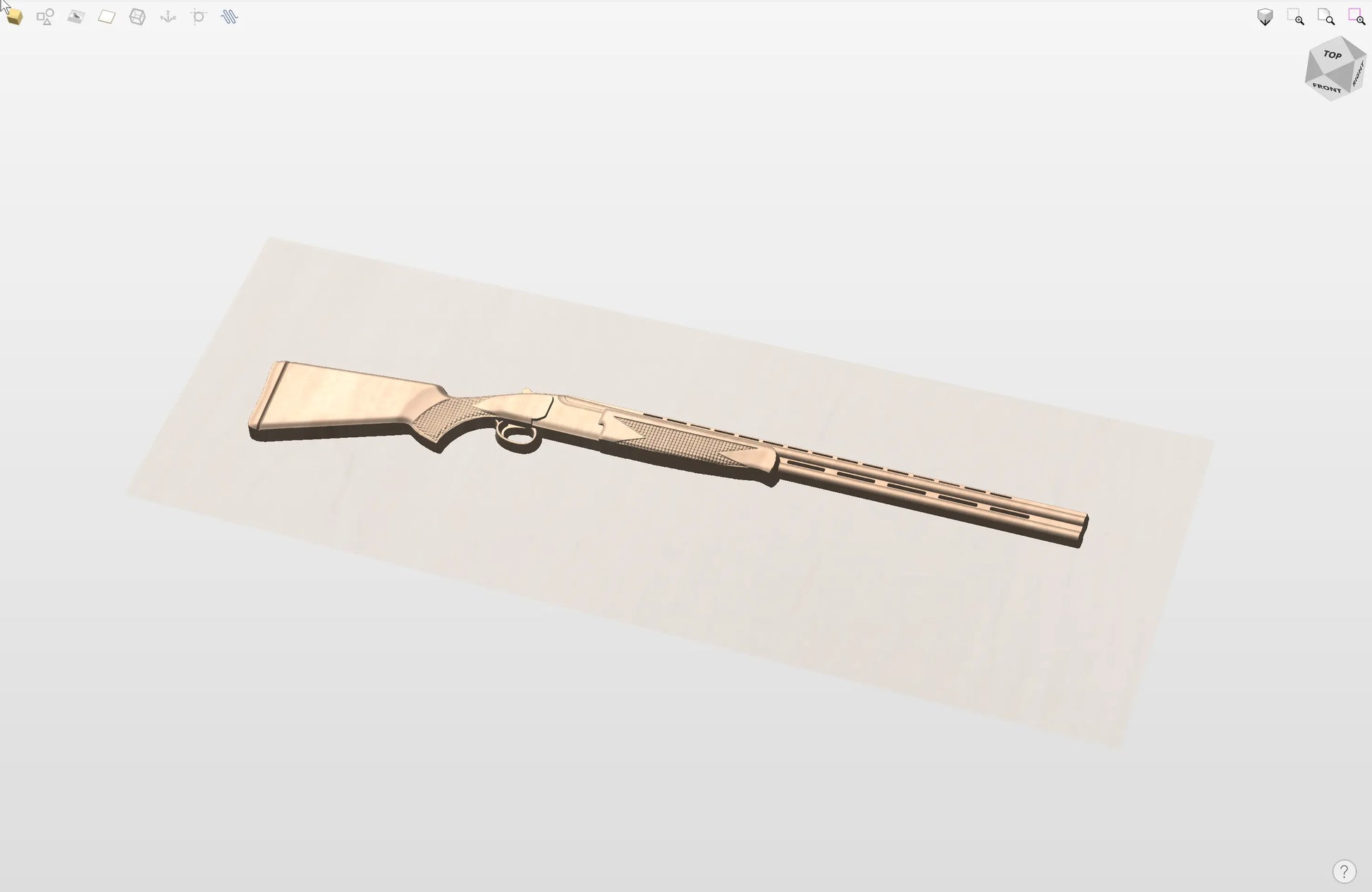 CNC File I  Over Under Sporting Shotgun Pistol 3D Model I  RathTech Design My Store