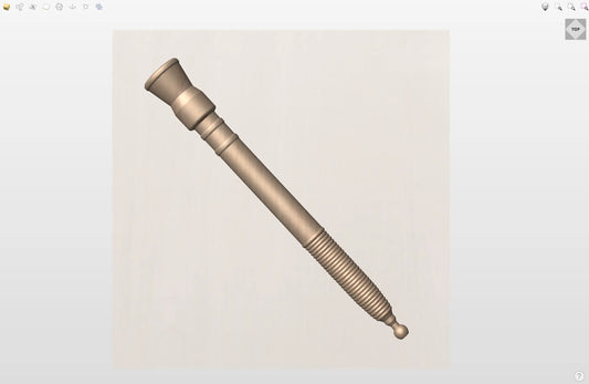 CNC File I  US Army 81mm Mortar Tube 3D Model I  RathTech Design My Store