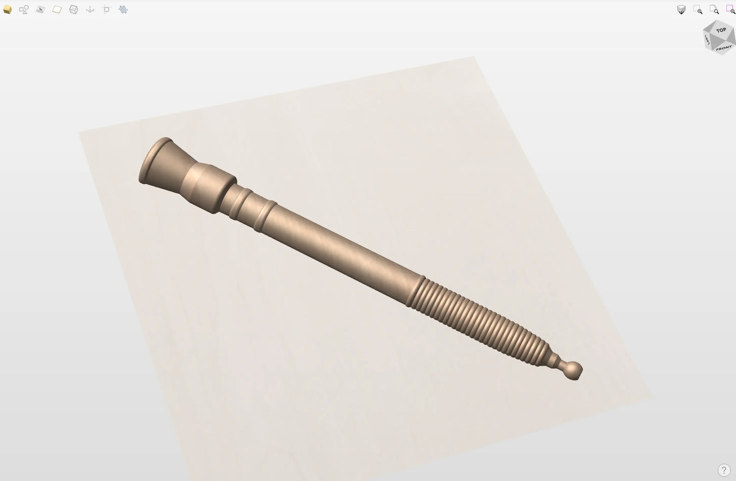 CNC File I  US Army 81mm Mortar Tube 3D Model I  RathTech Design My Store