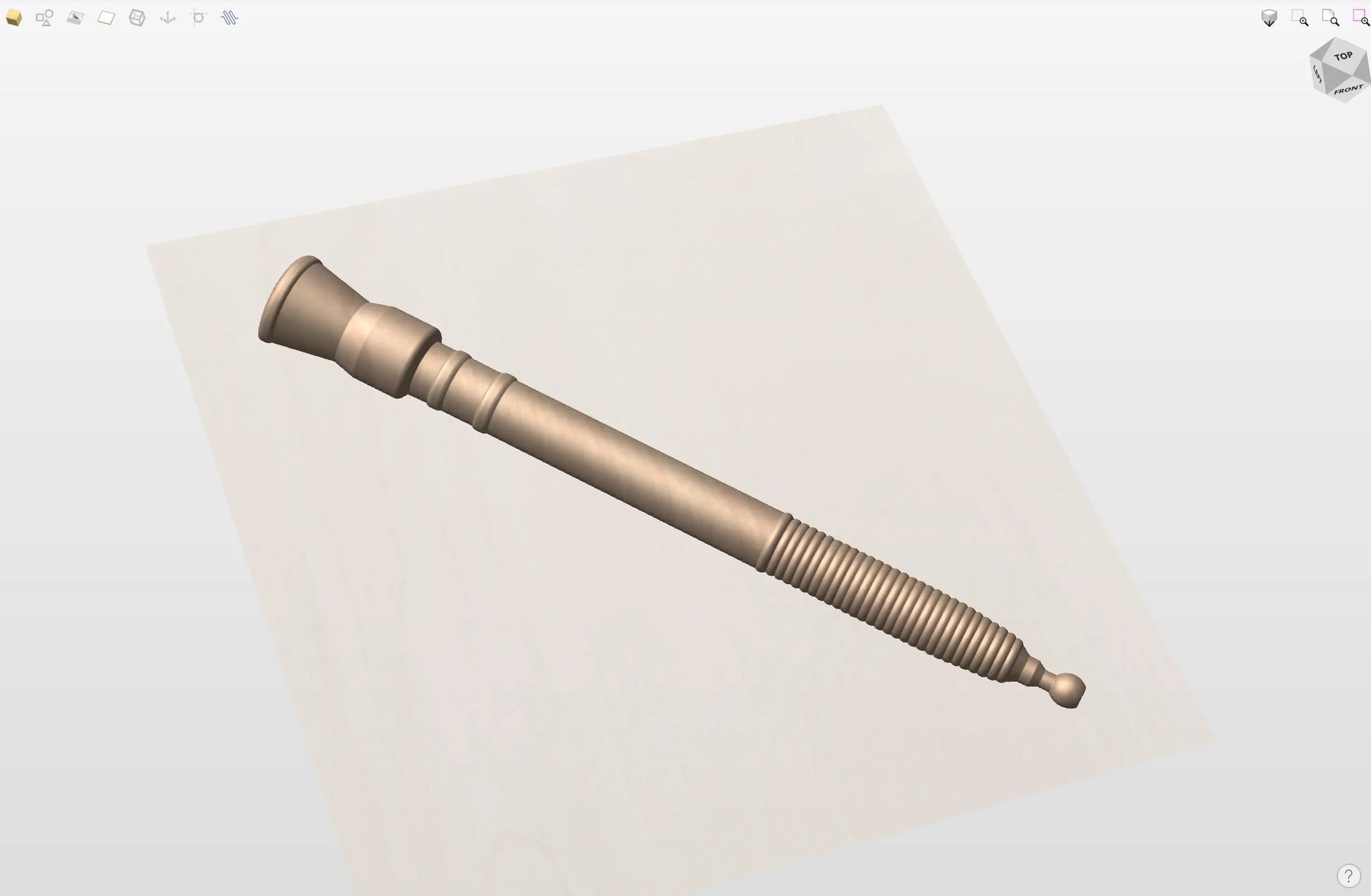 CNC File I  US Army 81mm Mortar Tube 3D Model I  RathTech Design My Store