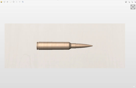 CNC File I  Ammo .300 PRC Bullet 3D Model I  RathTech Design My Store