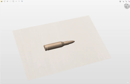 CNC File I  Ammo 5.56x45mm NATO Bullet 3D Model I  RathTech Design My Store