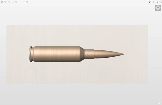 CNC File I  Ammo 6.5 Creedmoor Bullet 3D Model I  RathTech Design My Store