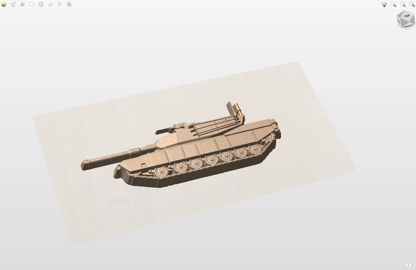CNC File I  US Army Abrams Tank 3D Model I  RathTech Design My Store