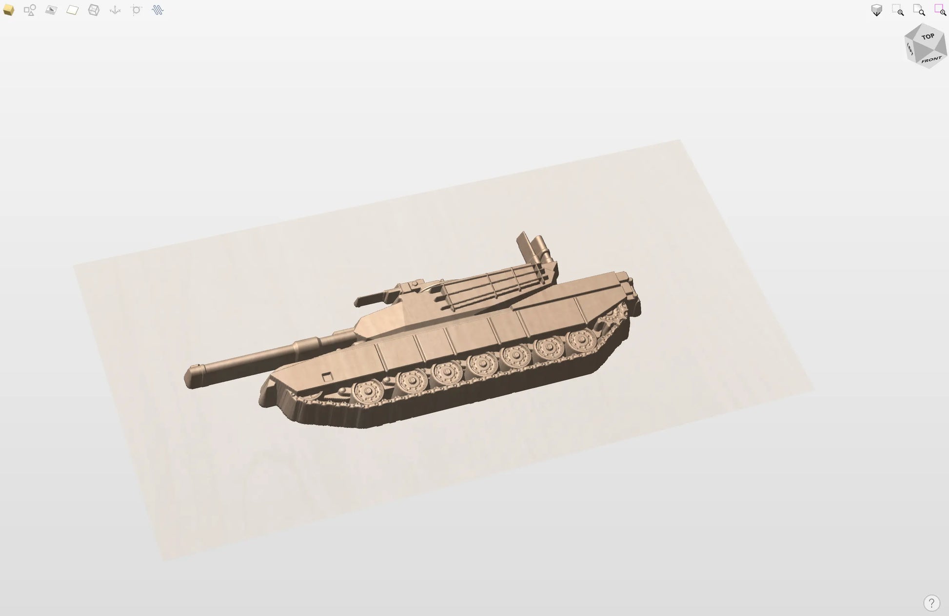 CNC File I  US Army Abrams Tank 3D Model I  RathTech Design My Store