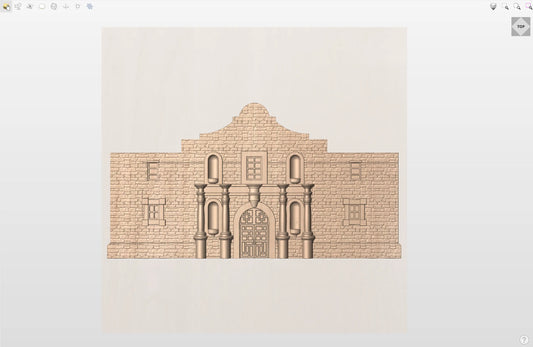 CNC File I San Antonio, TX Alamo 3D Model I  RathTech Design My Store
