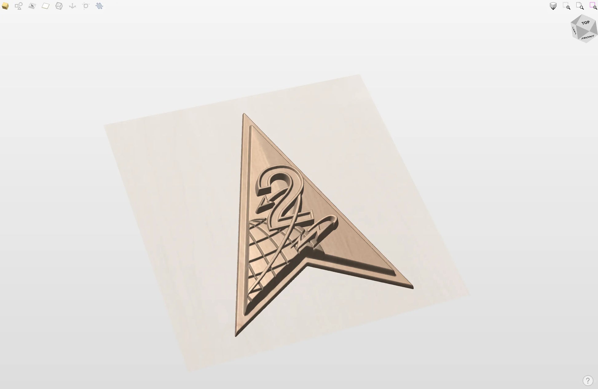 CNC File I  US Space Force Space Delta 2 Insignia 3D Model I  RathTech Design My Store