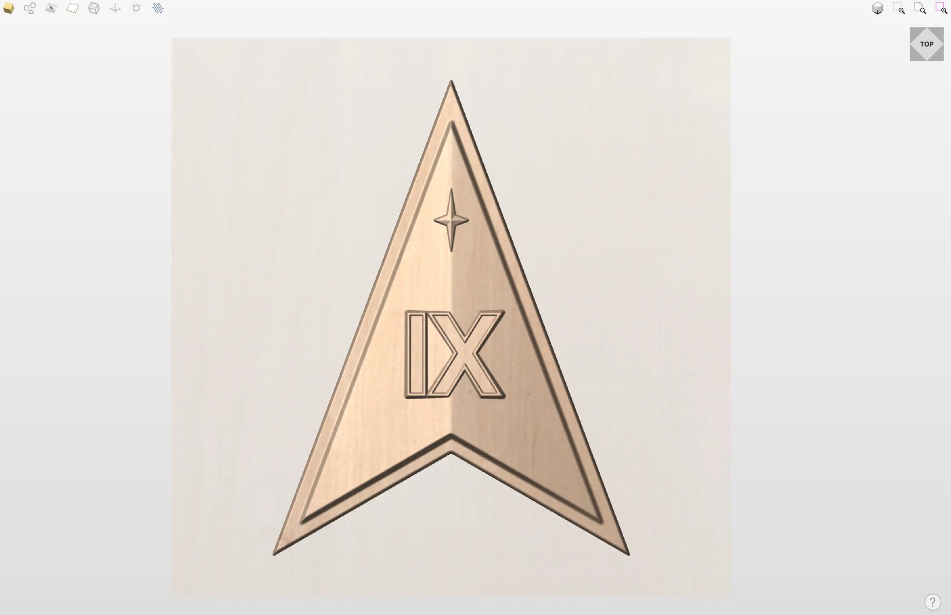 CNC File I  US Space Force Space Delta 9 Insignia 3D Model I  RathTech Design My Store