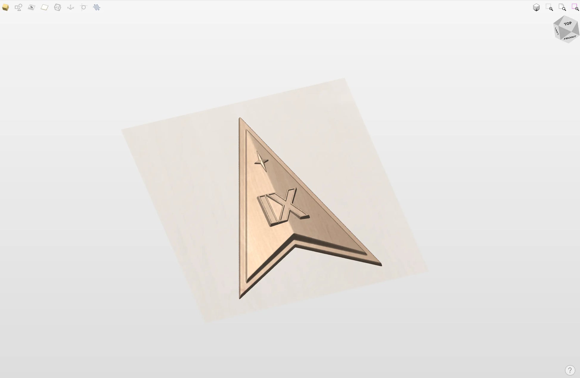 CNC File I  US Space Force Space Delta 9 Insignia 3D Model I  RathTech Design My Store