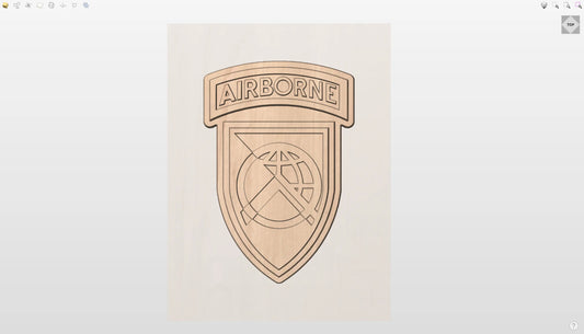 CNC File I  US Army 360th Civil Affairs Brigade Unit Patch 3D Model I  RathTech Design My Store