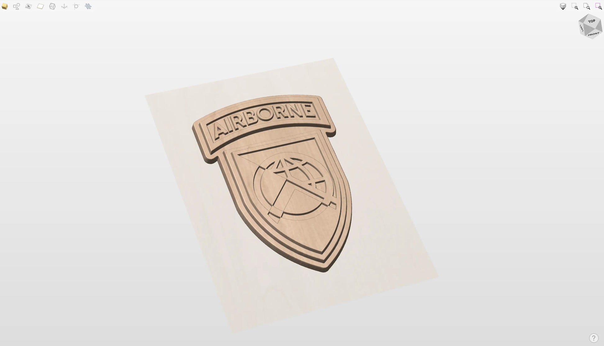 CNC File I  US Army 360th Civil Affairs Brigade Unit Patch 3D Model I  RathTech Design My Store