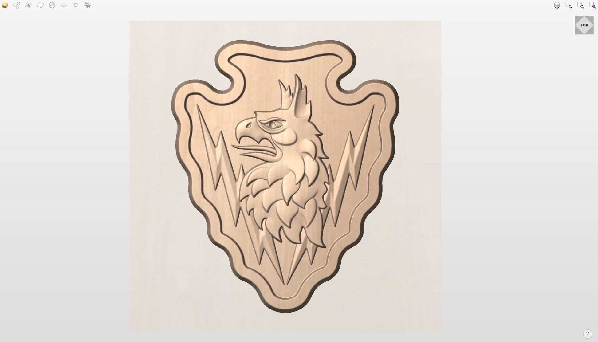 CNC File I  US Army 71st Expeditionary Military Intelligence Brigade Unit Patch 3D Model I  RathTech Design My Store