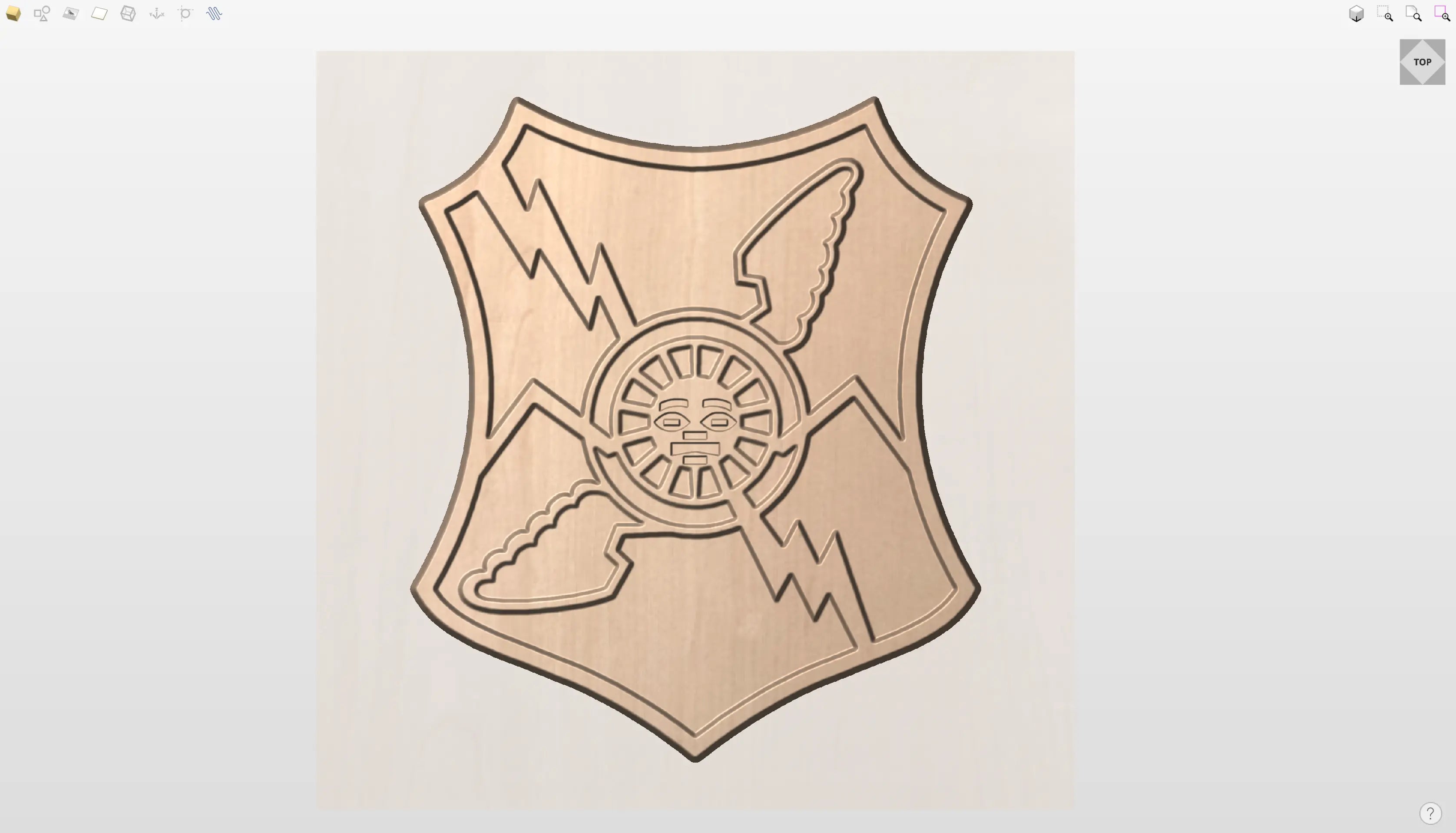 CNC File I US Army 2ND INF DIV Unit Patch 3D Model - My Store