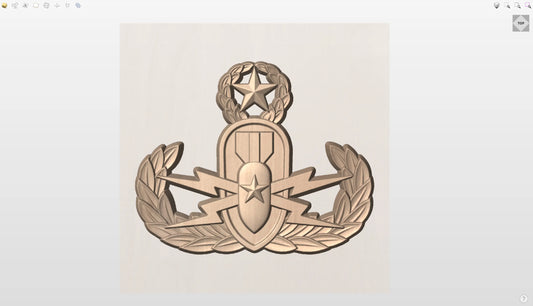 CNC File I US Army Explosive Ordnance Disposal Master Badge I  RathTech Design My Store