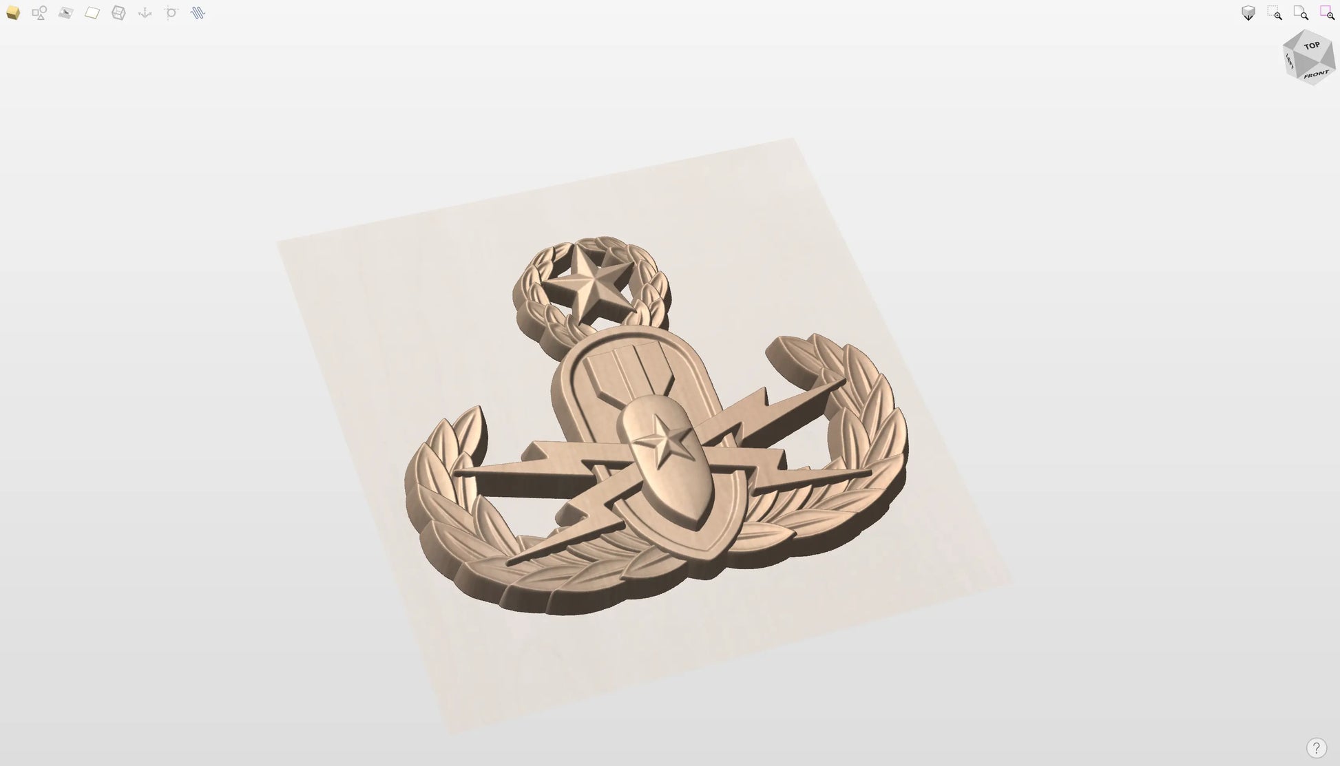 CNC File I US Army Explosive Ordnance Disposal Master Badge I  RathTech Design My Store