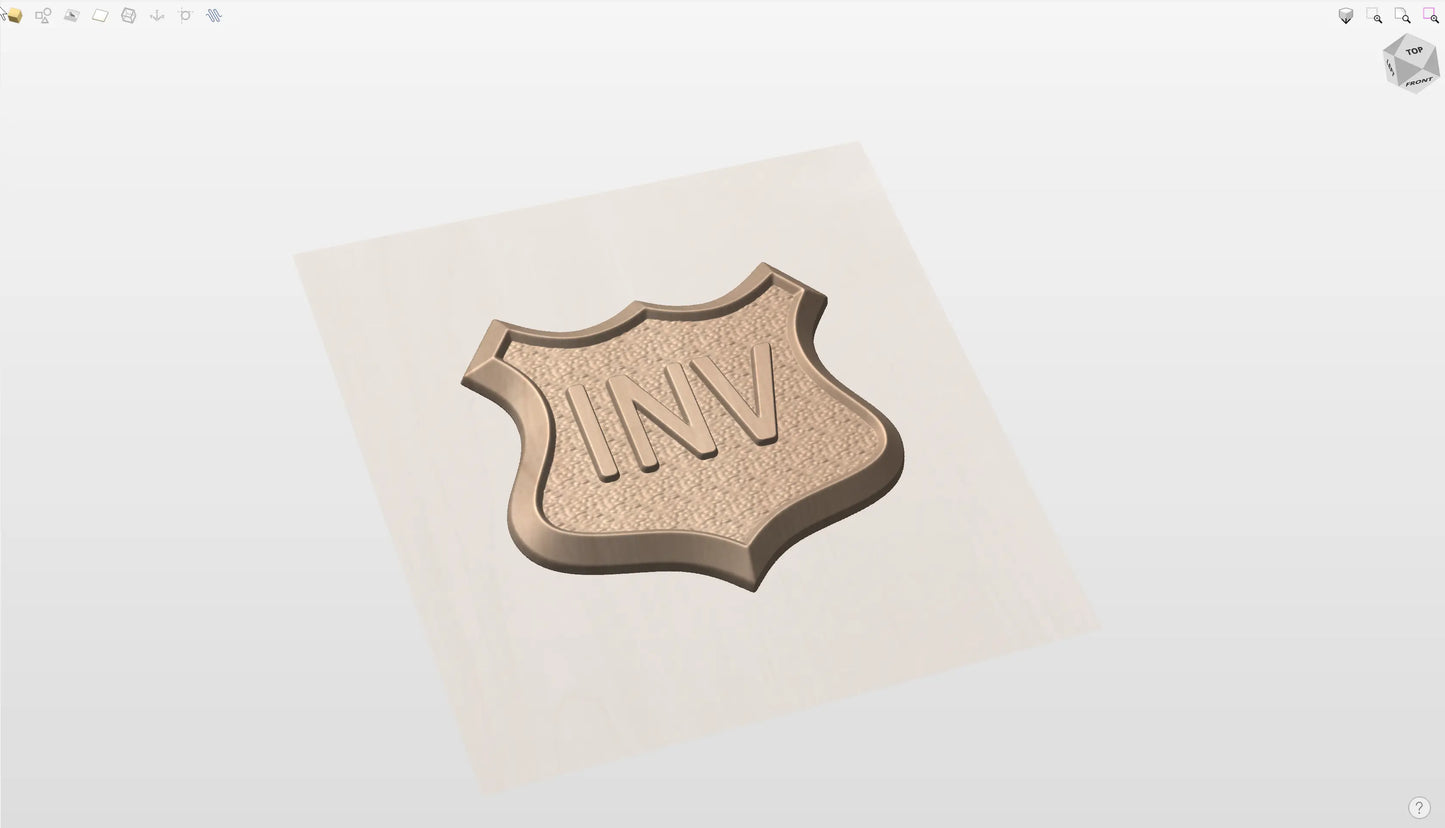 CNC File I US Coast Guard CWO Investigator Insignia 3D Model I  RathTech Design My Store