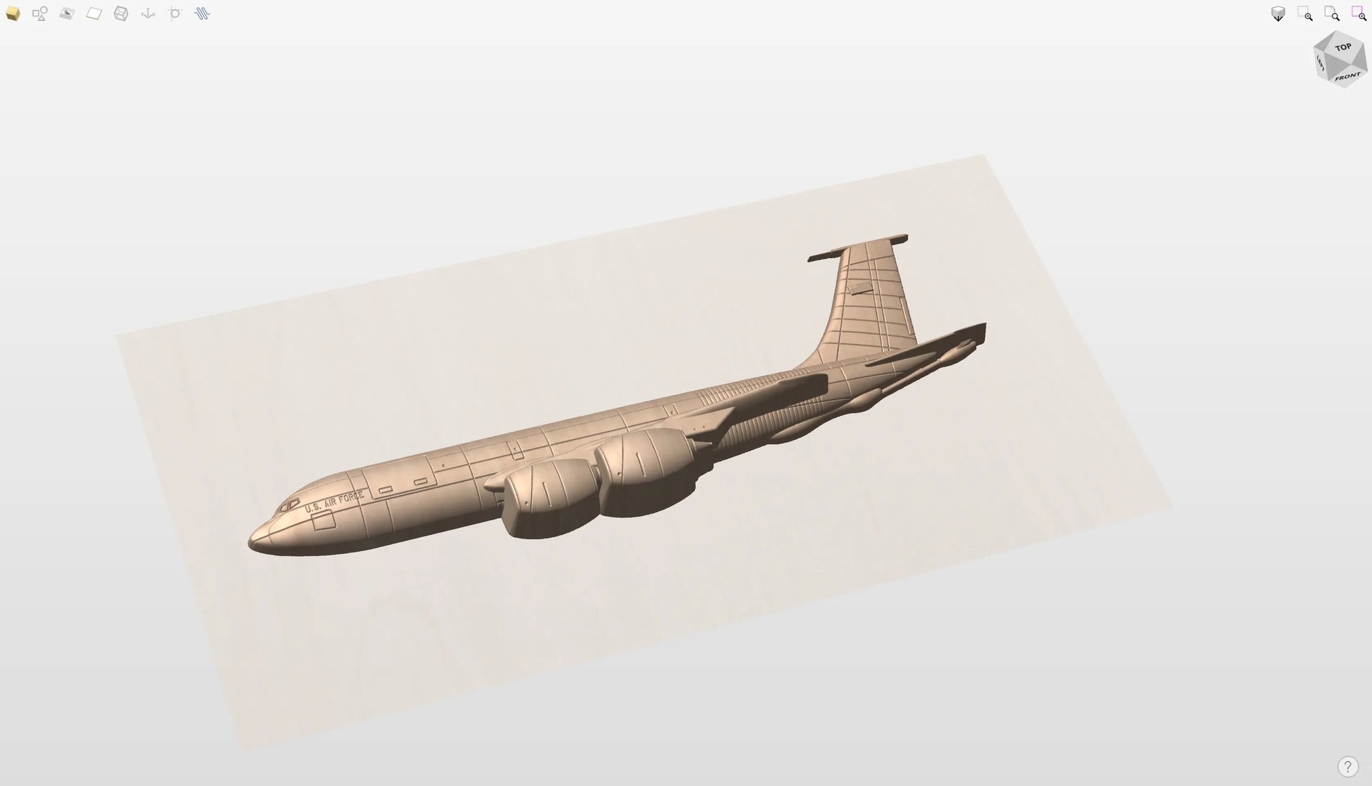 CNC File I US Air Force KC-135 Stratotanker 3D Model I RathTech Design My Store