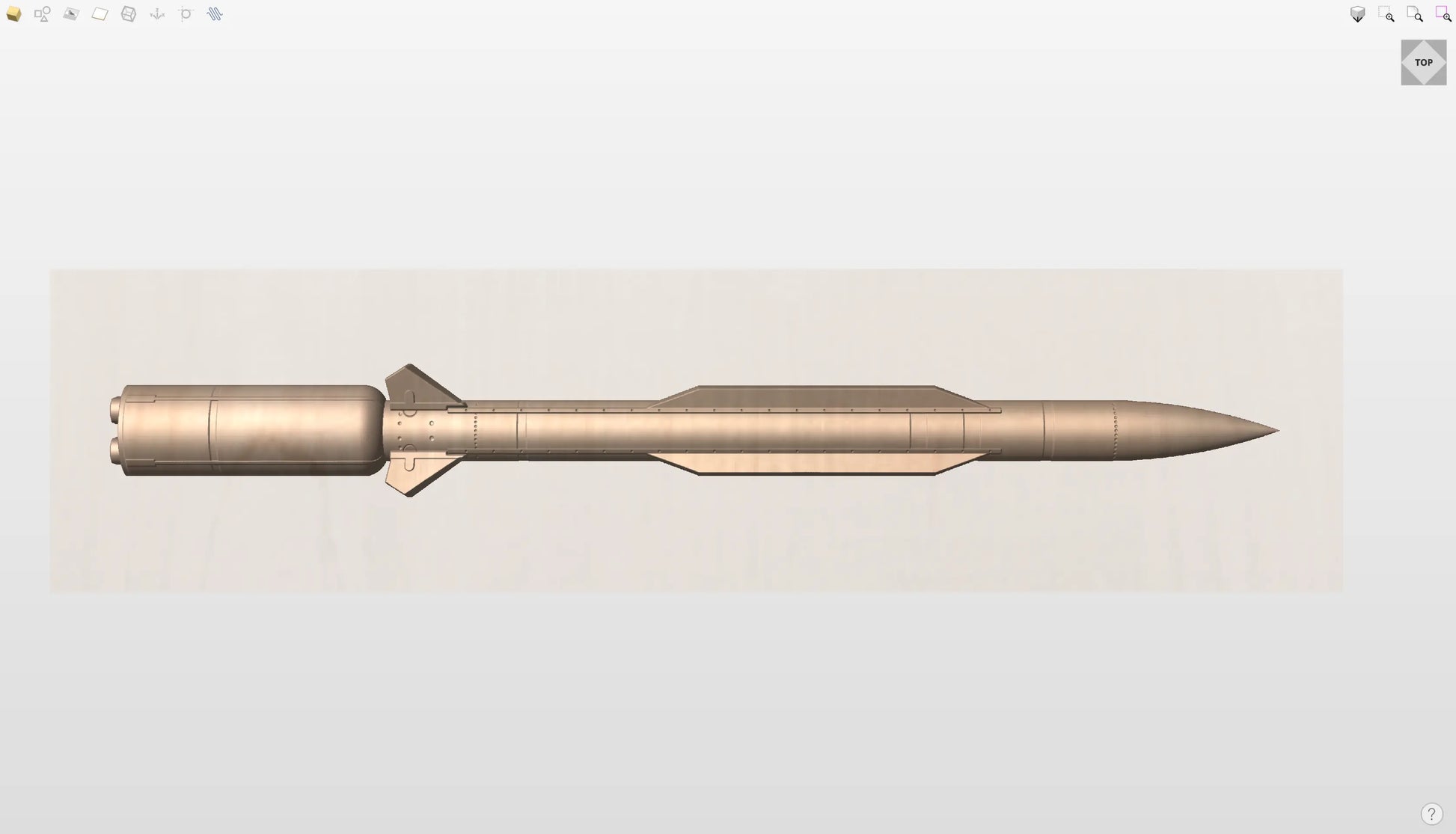 CNC File I SM-6 Missile 3D Model I  RathTech Design My Store