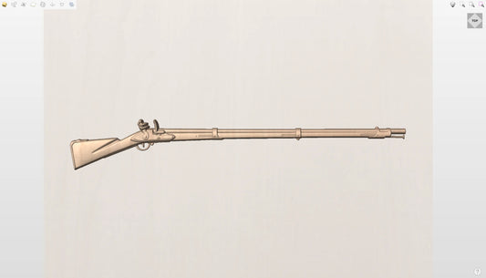 CNC File I  Springfield Arsenal Musket Model 1795 Version 1 3D Model I  RathTech Design My Store