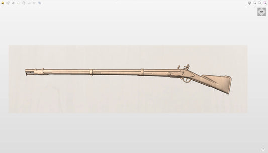 CNC File I  Springfield Arsenal Musket Model 1795 Version 2 3D Model I  RathTech Design2 My Store