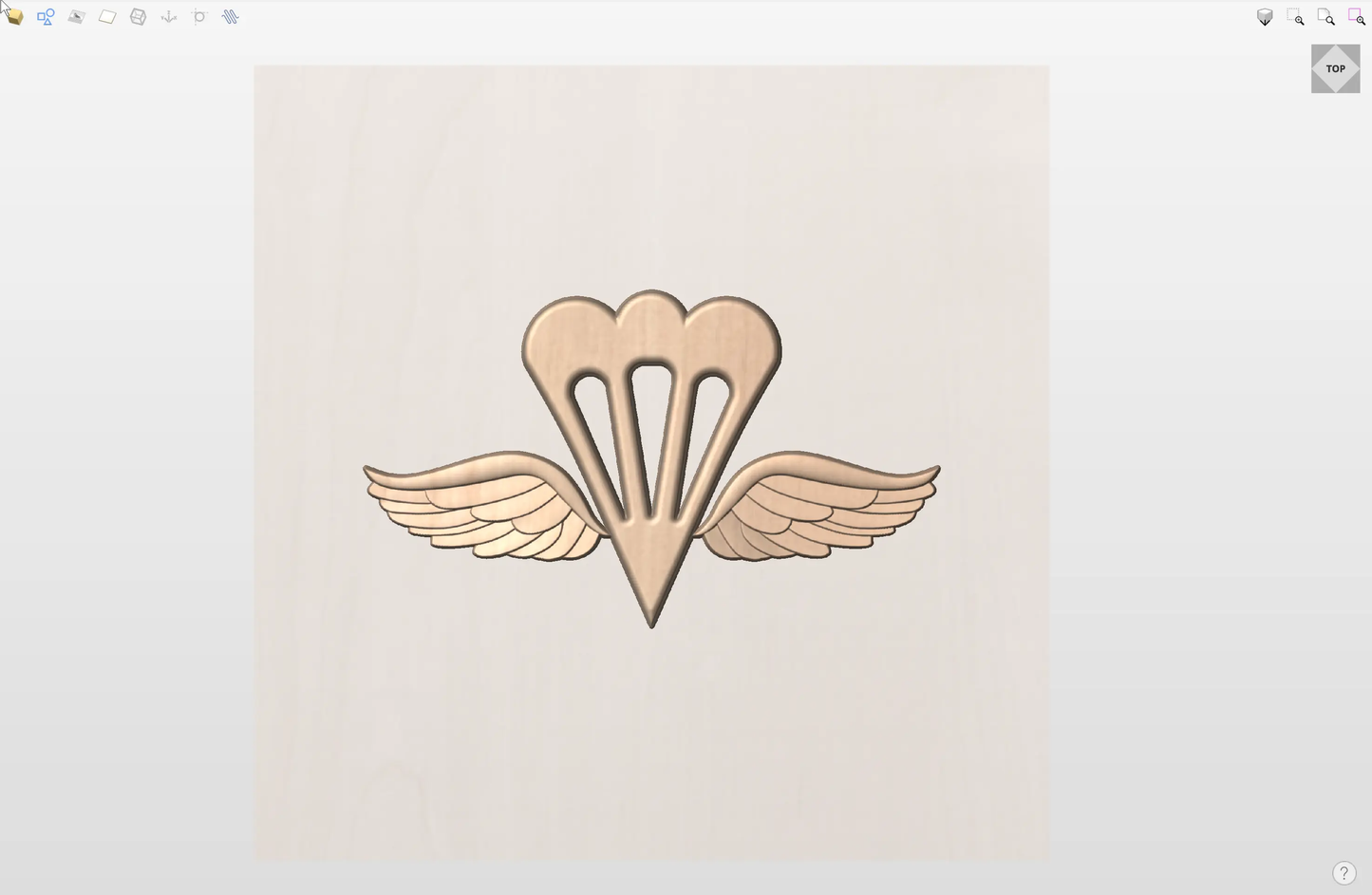 CNC File I  US Navy Aircrew Survival Equipmentman Rating 3D Model I  RathTech Design