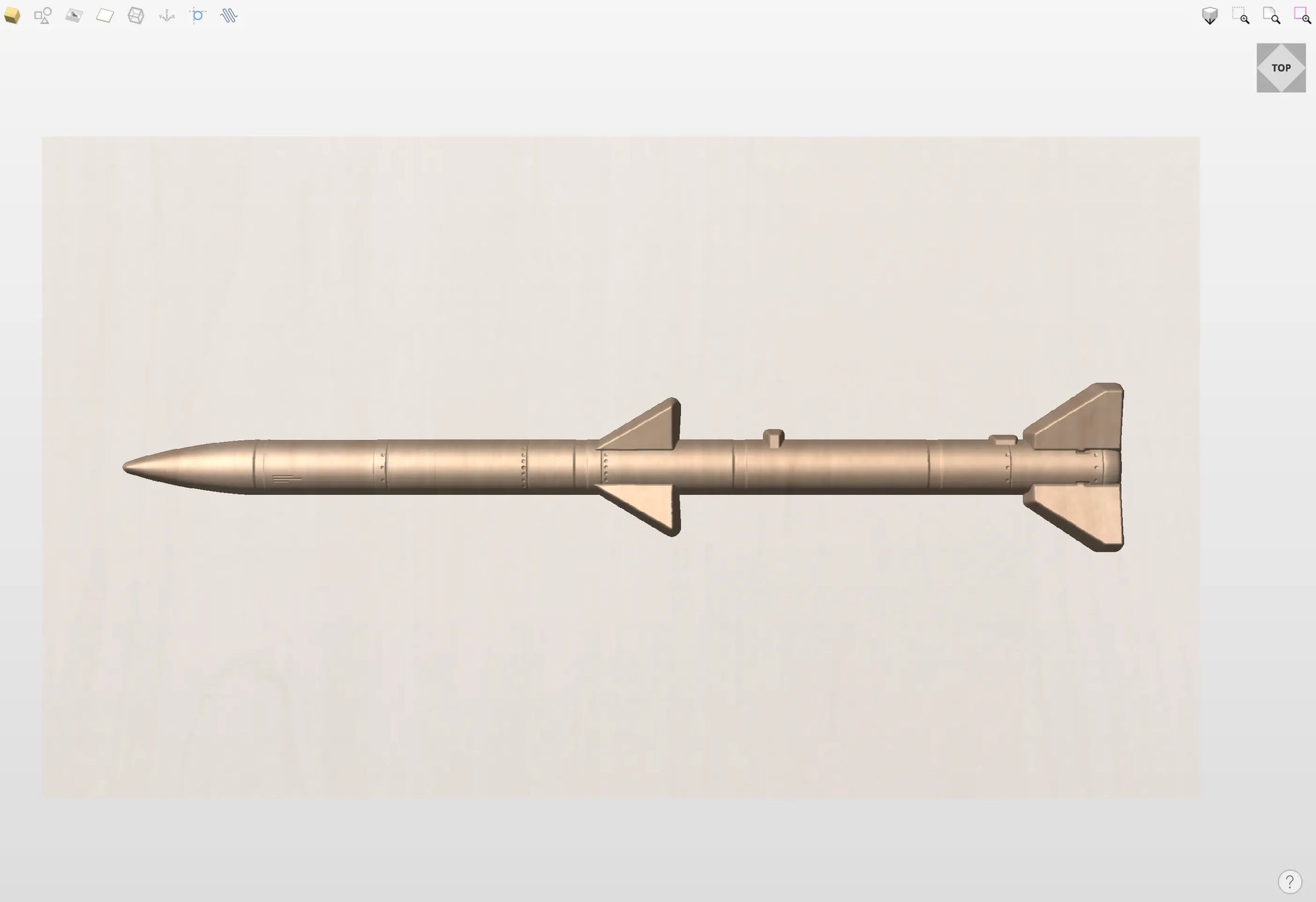 CNC File I US Military I US Air Force I AIM-120A Missile 3D Model I  RathTech Design My Store