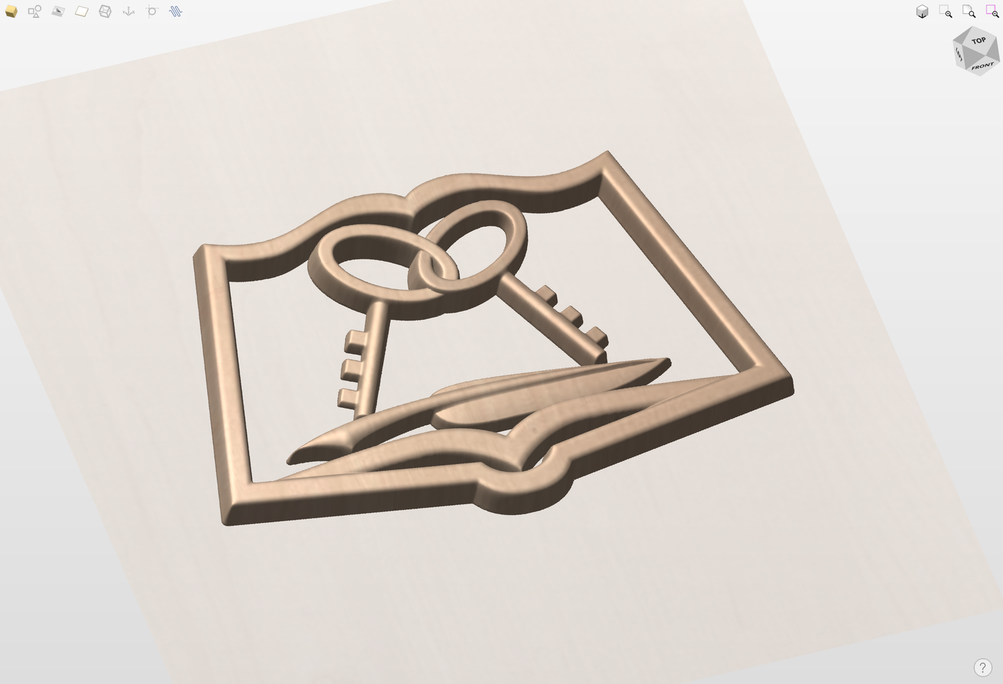 CNC File I  US Navy Culinary Specialist Rating 3D Model I  RathTech Design
